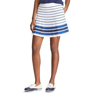 Ralph Lauren | Polo Golf | Stripe Pleated Golf Skort Size Small